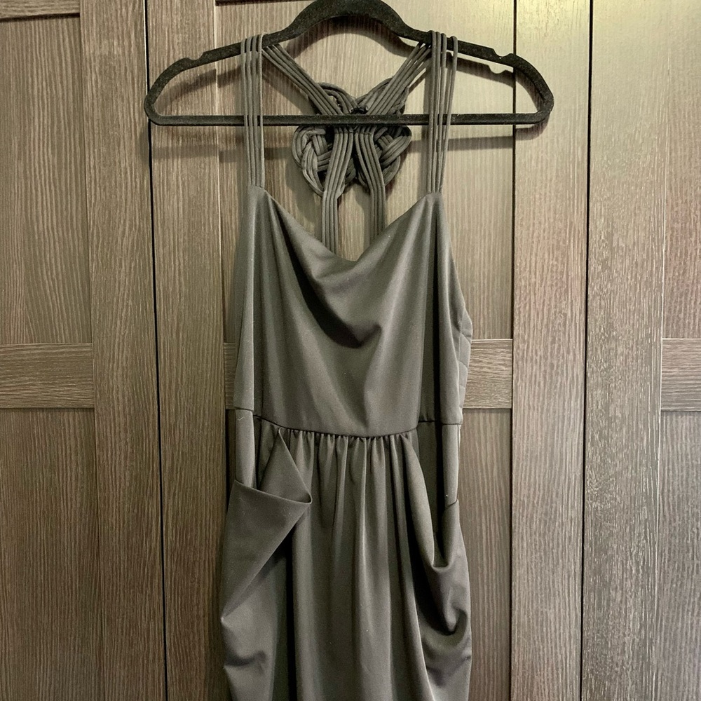 Zara dress with knotted flower detail on back